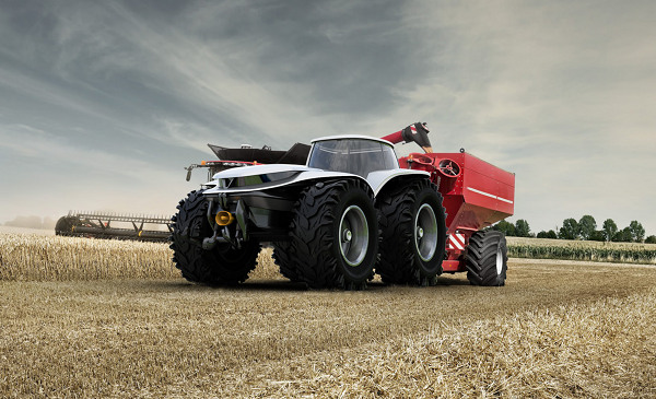 Így nézhet ki a jövő traktora 2040-ben - vezető nélkül, hidrogén üzemanyagcellával