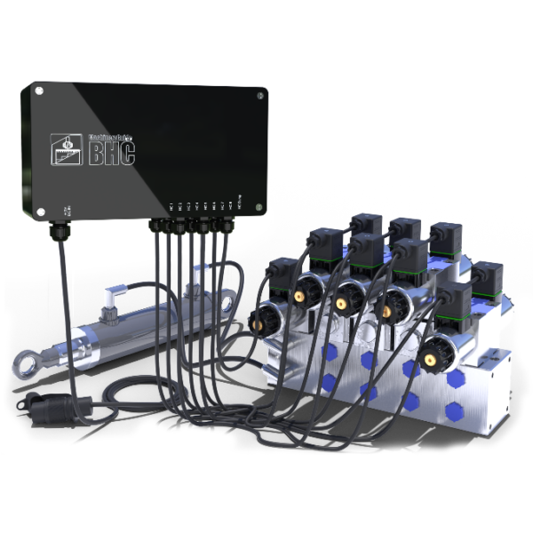 BSC szakaszolók elektromos szelepekkel felszerelt permetezőgépekhez