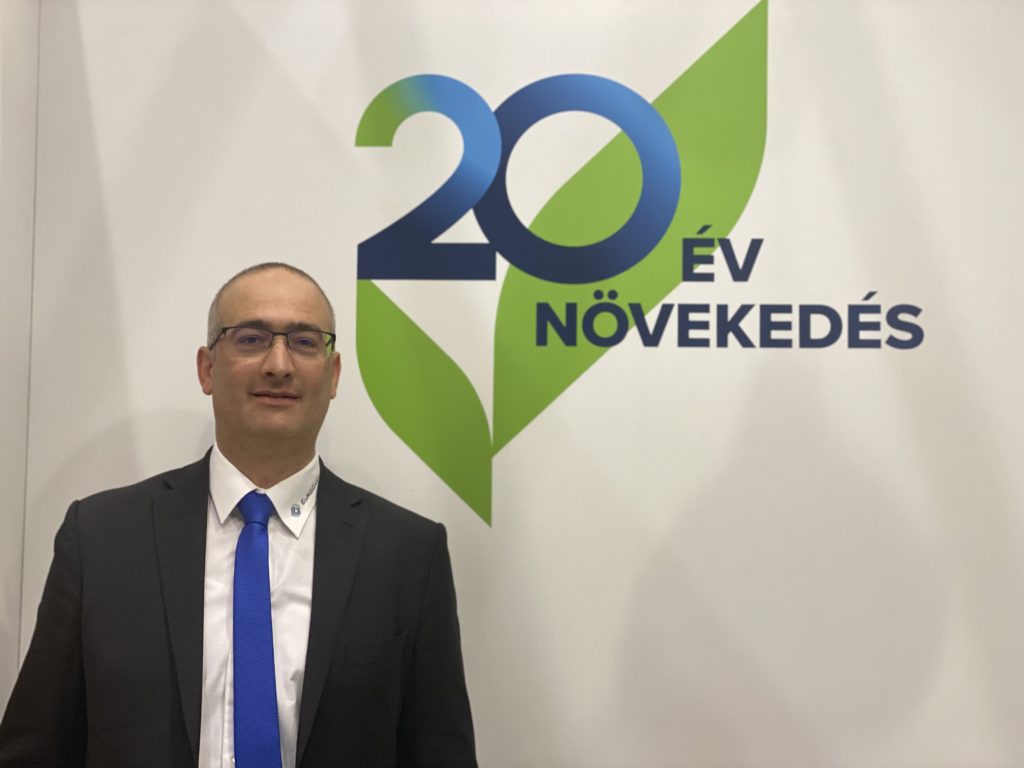 Balássy Ákos, az Eurochem Agro Hungary Kft. ügyvezető igazgatója beszélt a műtrágyapiac várható jövőjéről a 2022-es AGROmashEXPO kiállításon - Fotó: Magro.hu, BT, Budapest