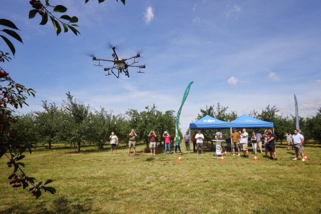 Drónok segítik a precíziós termelést a szántón, a gyümölcsösben és a szőlőben is - Fotó: MyActionCam FB