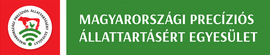 A Magyarországi Precíziós Állattartásért Egyesület címere és fejléce