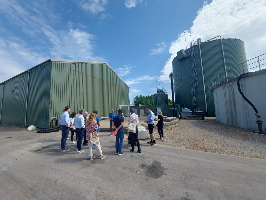 A 2007-ben megépített biogáz üzem évente 2,5 millió liter üzemanyagot állít elő anaerob körülmények között - Fotó: Magro.hu, CSZS, Billesholm